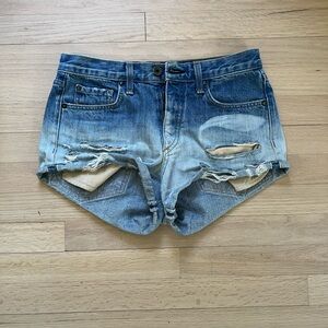 Rag & Bone super short jean shorts